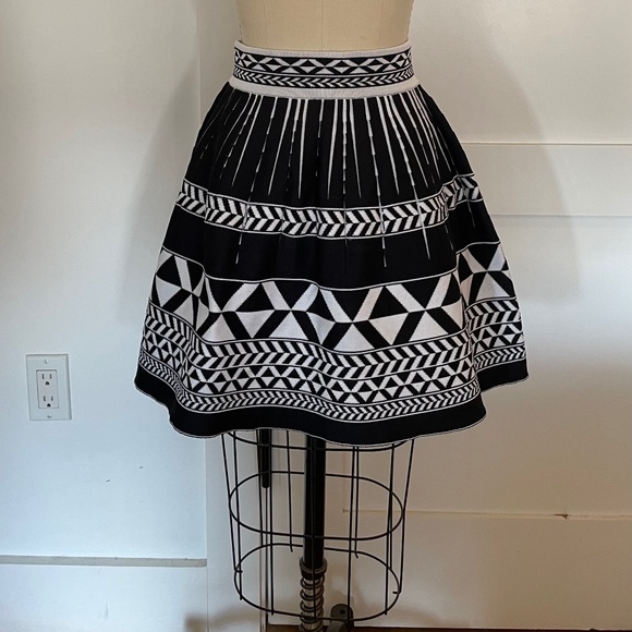 Maje Justin jupe jacquard skirt - Picture 3 of 6